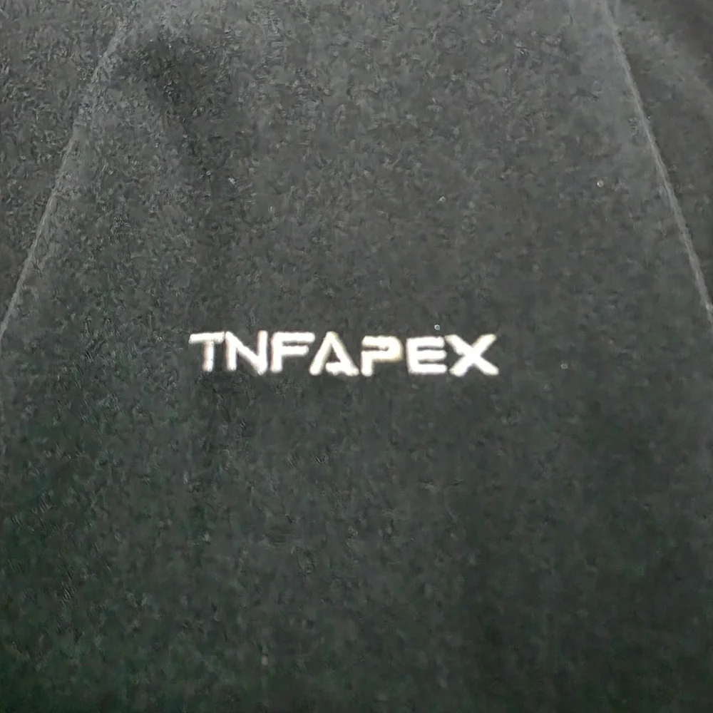 The North Face Apex‎ Softshell Jacket Mens L Black Full Zip Fleece Lined Outdoor